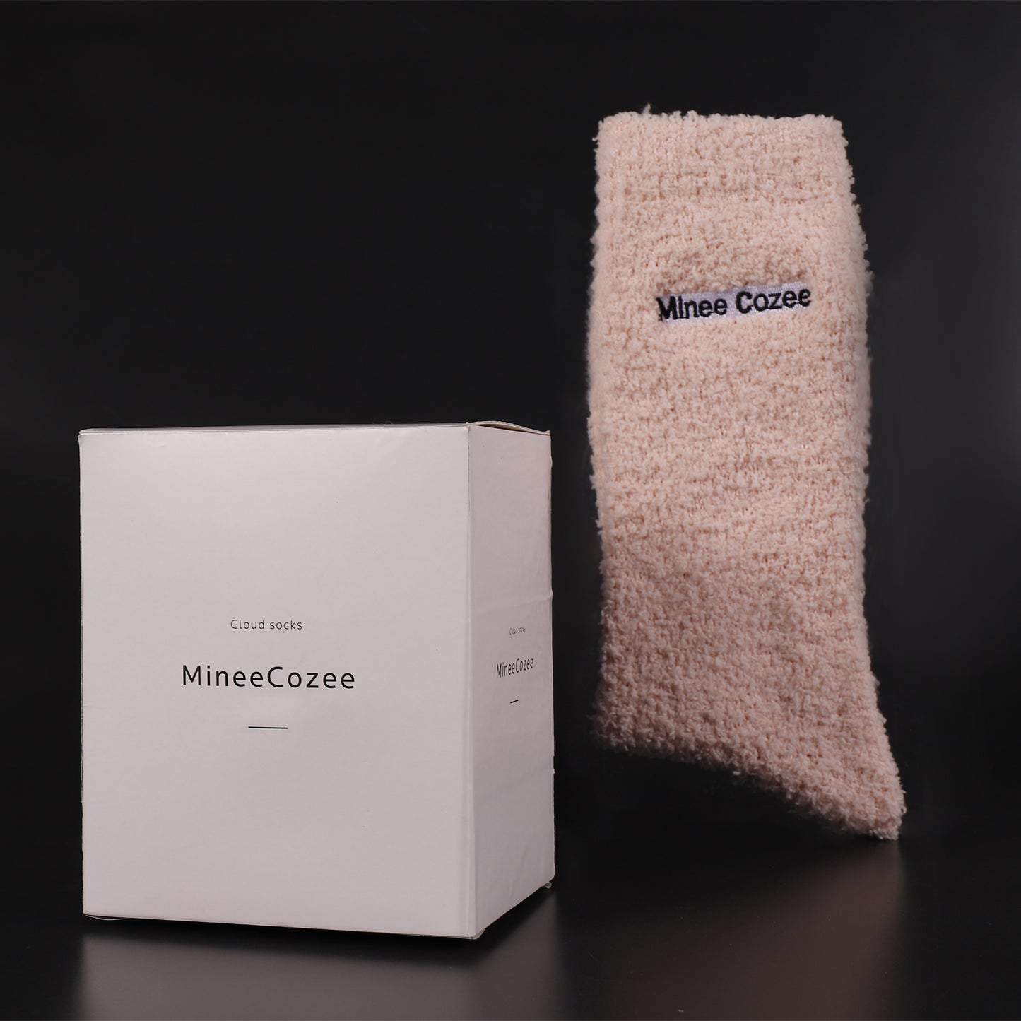 MineeCozee Warm Cloud Socks for Women - Fuzzy Luxury Calf Socks Self Care Gifts for Women